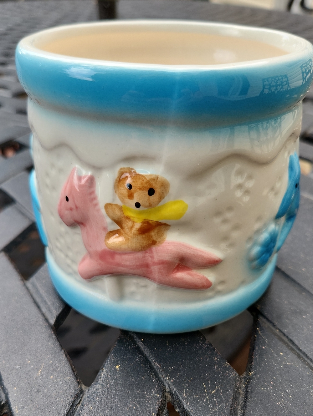 Vintage Nancy Pew Ceramic Nursery Planter - Picture 3 of 6